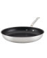 Фото #1 товара Thomas Keller Insignia Commercial Clad Stainless Steel with Titum Nonstick 12.5" Open Saute Pan