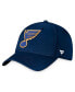ფოტო #1 პროდუქტის Men's Navy St. Louis Blues Core Primary Logo Flex Hat