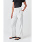 Фото #1 товара Women's Pinstriped High Waisted Wide Trousers
