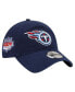 Фото #1 товара Men's Navy Tennessee Titans Distinct 9TWENTY Adjustable Hat