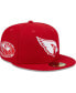 Фото #1 товара Men's Scarlet Arizona Cardinals 2006 Inaugural Season Main Patch 59FIFTY Fitted Hat