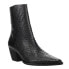 Фото #2 товара Matisse Caty Snake Pointed Toe Western Booties Womens Black Casual Boots CATY-00