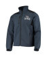 ფოტო #4 პროდუქტის Men's Navy Tennessee Titans Circle Softshell Fleece Full-Zip Jacket