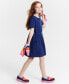 ფოტო #1 პროდუქტის Girls French Terry Dress, Created for Macy's