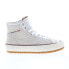 Фото #1 товара Diesel S-Principia Mid X Mens White Suede Lifestyle Sneakers Shoes