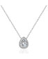 Фото #1 товара Club Rochelier 5A Cubic Zirconia Teardrop Minimalist Necklace