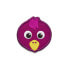 Affenzahn Bird - Backpack patch - Polyester - Purple - 1 pc(s) - 78 mm - 76 mm