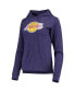 ფოტო #3 პროდუქტის Women's Purple Los Angeles Lakers Hoodie and Pants Sleep Set