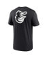 ფოტო #3 პროდუქტის Men's Black Baltimore Orioles Fashion Over Shoulder Logo Legend T-shirt
