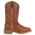 Фото #1 товара Justin Boots Halter Water Buffalo 11" Wide Square Toe Womens Brown Casual Boots