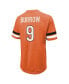 Фото #3 товара Men's Threads Joe Burrow Orange Distressed Cincinnati Bengals Name and Number Oversize Fit T-shirt