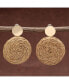 Фото #2 товара Women's Straw Drop Earrings