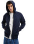 Фото #1 товара Weekday zip through hoodie in navy