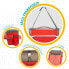 Фото #2 товара Складной стул с подголовником Aktive Menorca Красный 51 x 76 x 45 cm (2 штук)