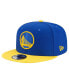 Фото #1 товара Men's Royal, Gold Golden State Warriors Official Team Color 2Tone 9FIFTY Snapback Hat
