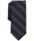 Фото #1 товара Men's Arrow Striped Skinny Tie, Created for Macy's
