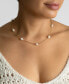 Tarnish Resistant 14K Gold-Plated Adjustable Station Cultured Freshwater Pearl Necklace