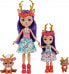 Mattel Lalki Enchantimals Danessa i Danetta Deer Lalki siostry