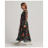 Фото #3 товара SUPERDRY Vintage Woven Maxi Long Sleeve Long Dress Refurbished