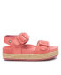 ფოტო #2 პროდუქტის Women's Suede Flatform Sandals By XTI