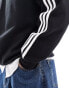 Adidas Originals oversize crew sweatshirt in black Черный, XS - фото #2