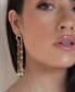 ფოტო #3 პროდუქტის Imitation Pearly Gates Earrings in 18K Gold Plating