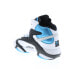 Reebok Shaq Attaq Mens White Leather Lace Up Athletic Basketball Shoes