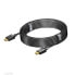 Фото #3 товара Club 3D Ultra High Speed HDMI™ Certified Cable 4K120Hz 8K60Hz 48Gbps M/M 5m/16.4ft - 5 m - HDMI Type A (Standard) - HDMI Type A (Standard) - 48 Gbit/s - Audio Return Channel (ARC) - Black