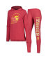 ფოტო #1 პროდუქტის Women's Cardinal USC Trojans Long Sleeve Hoodie T-shirt and Pants Sleep Set