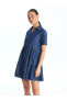 Фото #3 товара Платье LC WAIKIKI Jean краткий с короткими рукавами для женщин