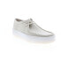 Фото #2 товара Clarks Wallabee Cup 26158153 Mens White Oxfords & Lace Ups Casual Shoes 10.5