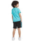 Фото #2 товара Little Boys Logo Graphic T-Shirt & Shorts, 2 Piece Set