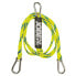 JOBE Watersports Without Pulley 2P Rope Желтый, 2.45 m - фото #1