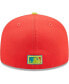 Фото #2 товара Men's Red, Neon Green New York Yankees Lava Highlighter Combo 59FIFTY Fitted Hat