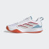adidas Avaflash 防滑耐磨轻便 低帮 网球鞋 女款 白蓝橙