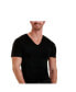 Фото #3 товара Men's Big & Tall Insta Slim Compression Short Sleeve V-Neck T-Shirt
