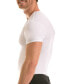 Фото #4 товара Men's Big & Tall Insta Slim Compression Short Sleeve V-Neck T-Shirt