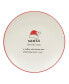 Christmas Fun Sayings 8.5" Dessert Plates Set of 6