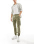 Фото #1 товара Jack & Jones cargo trousers with cuff in green