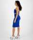 ფოტო #3 პროდუქტის Women's Leanne One-Shoulder Ruched Cutout Dress