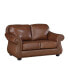 Фото #1 товара White Label Dadeville 64" Leather Match Love Seat