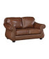 White Label Dadeville 64" Leather Match Love Seat