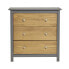 Chiffonier Bonnie 3 Schubladen Grau