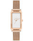 Women's Hagen Quartz Three Hand Rose Gold-Tone Stainless Steel Watch, 22mm