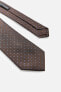 100% SILK POLKA DOT JACQUARD TIE