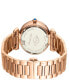 ფოტო #3 პროდუქტის Berletta Women's Rose Gold-Tone Stainless Steel Watch 37mm