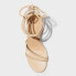Фото #2 товара Women's Marcia Lace up Heels with Memory Foam Insole - A New Day Beige 11