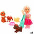 Фото #1 товара Кукла модельная с питомцем Colorbaby 5 x 12,5 x 3 см (6 штук)