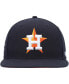 Men's Navy Houston Astros 2017 World Series Sure Shot Captain Snapback Hat