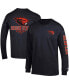 Men's Black Oregon State Beavers Team Stack Long Sleeve T-shirt
